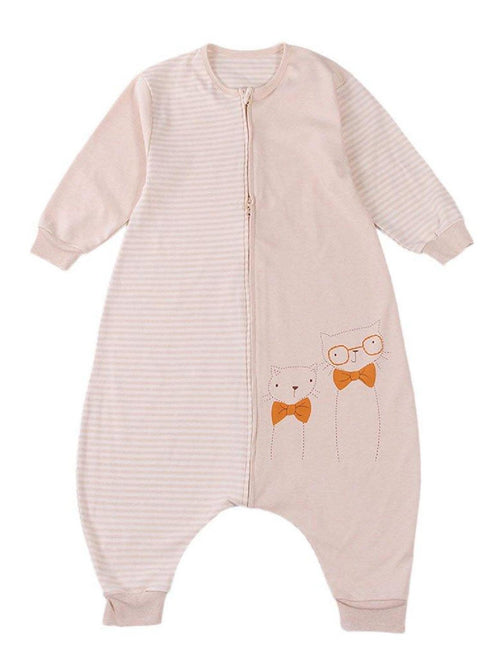 Little Kids Unisex Sleeping Bag Cotton Wearable Blanket Cat Romper 12M-3T - SophiasStyle.com